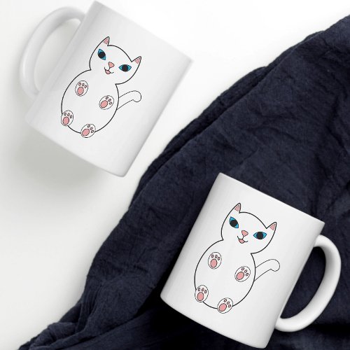 Stealth the Cat Cute  Cookie and Olivia Coffee Mug