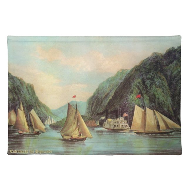 Steam and Sailing Ship Placemat (Front)