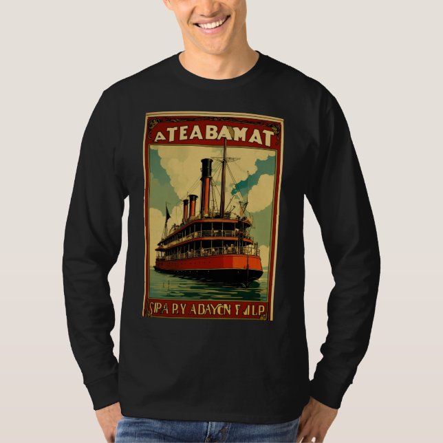 STEAM BOAT T-SHIRT (Front)