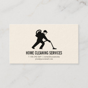 Steam Cleaner Logo Business Card