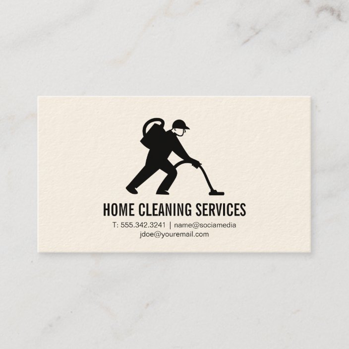 Steam Cleaner Logo Business Card | Zazzle.com