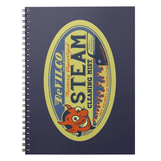 Steam Cleaning Mist Notebook (Front)