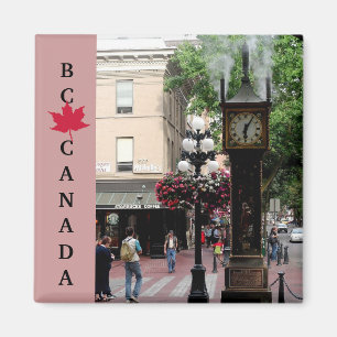 Steam Clock, Gastown, BC Canada Magnet
