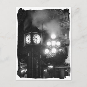 Steam Clock, Gastown Postcard