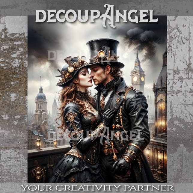 Steam & Desire Decoupage Tissue Paper (Creator Uploaded)