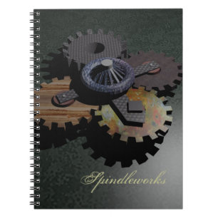 Steam Dream Engineering Gears Notebook