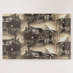 Steam Dreams - Railway Engine Jigsaw Puzzle