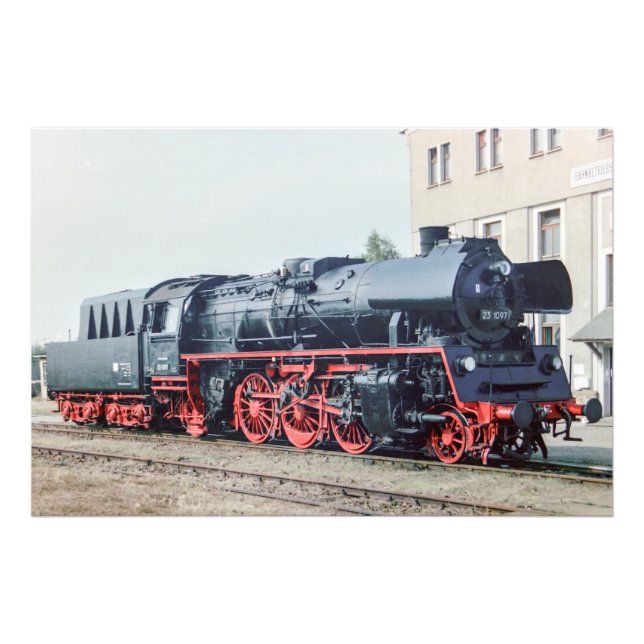 Steam engine 23 1097 photo print (Front)