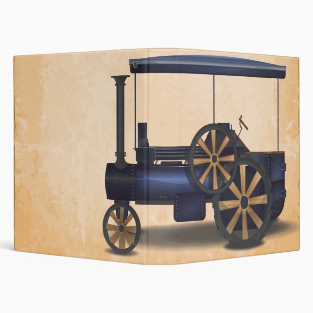 Steam Engine 3 Ring Binder (Background)
