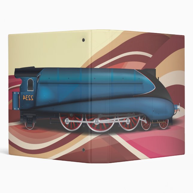 Steam Engine 3 Ring Binder (Background)