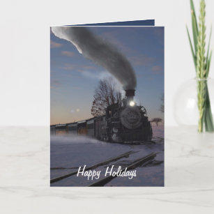 Steam Engine 481 Christmas Card