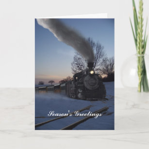 Steam Engine 481 Holiday Card