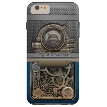 Steam Engine.age Of Steampunk. Tough Iphone 6 Plus Case by VintageStyleStudio at Zazzle