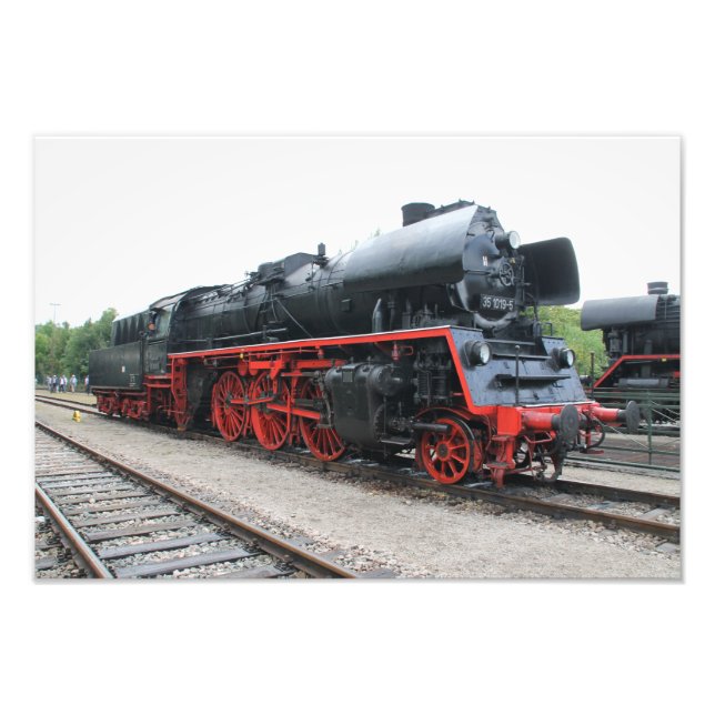 Steam engine BR 35 1019 Photo Print (Front)