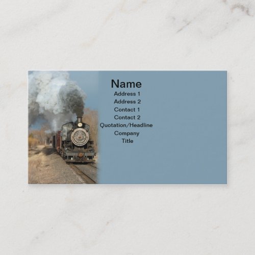 Steam Engine Business Card