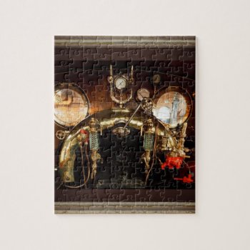 Steam Engine Cab Jigsaw Puzzle by LeFlange at Zazzle