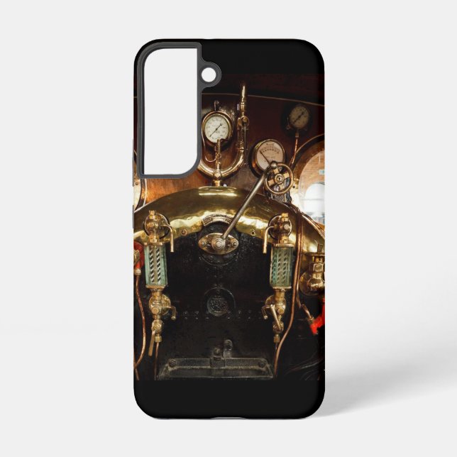 Steam Engine Cab Samsung Galaxy Case (Back)