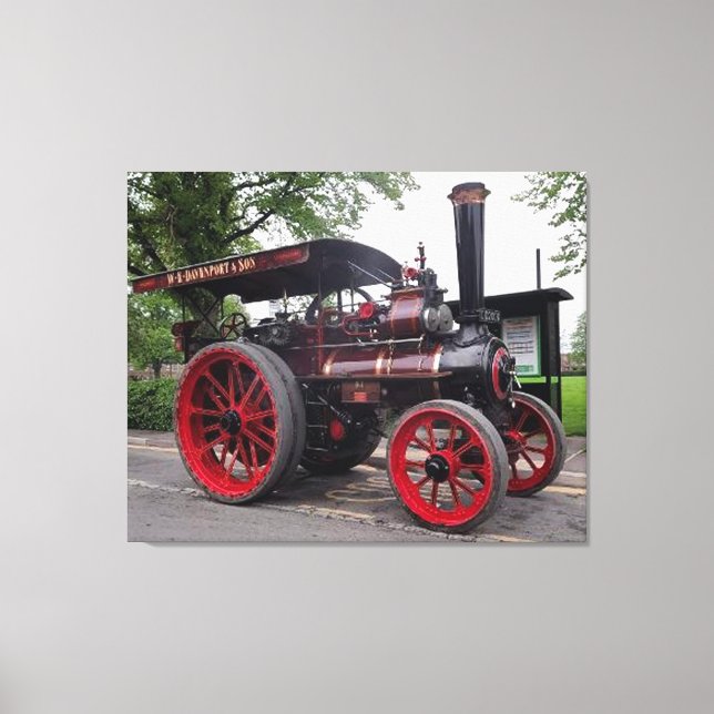 STEAM ENGINE CANVAS PRINT (Front)