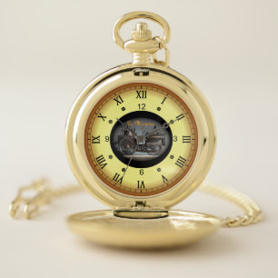 Steam Engine Car~De Dion-Bouton La Marquise~1884~* Pocket Watch