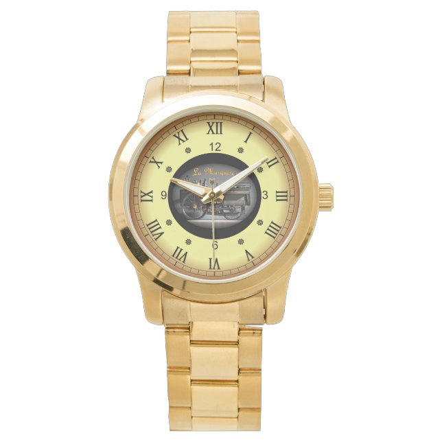 Steam Engine Car~De Dion-Bouton La Marquise~1884~* Watch (Front)