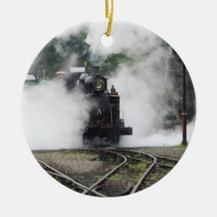 Steam Engine Christmas Ornament