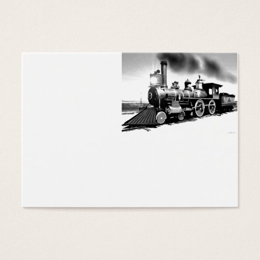 Steam Engine Digital Oil Painting (Front)