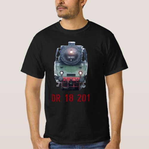 steam engine DR 18 201 T_shirt