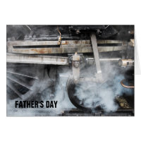 Steam Engine Father's Day Card