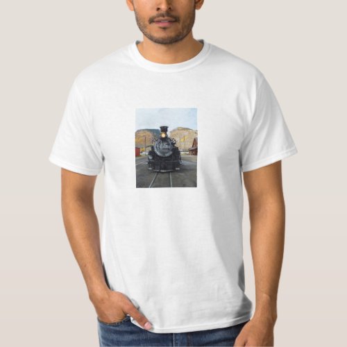 Steam engine in Silverton T_Shirt