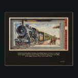Steam Engine Iron Horse Historic Mural Texas Wood  Wood Wall Art<br><div class="desc">Historic Railroad Mural - Artist Crystal Goodman's downtown mural depicting an "iron horse", a railroad steam engine of the type that served the new Santa Fe Depot in the early 1900s in San Angelo, the seat of Tom Green County, Texas - Any Train Fan will love this one! - -...</div>