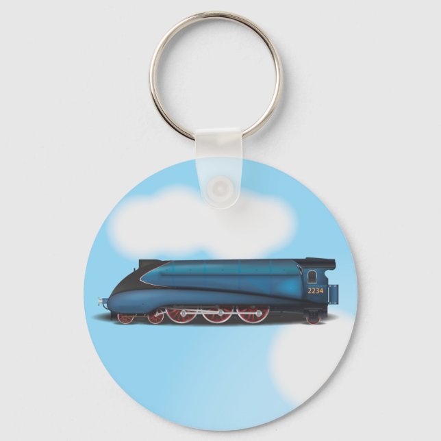 Steam Engine Keychain (Front)