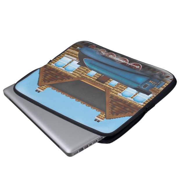 Steam Engine Laptop Sleeve (Front Bottom)