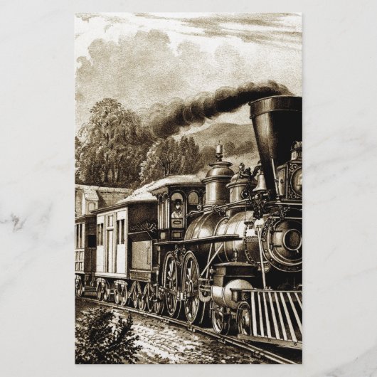 Steam engine locomotive history (Front)