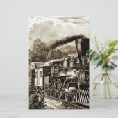 Steam engine locomotive history (Standing Front)