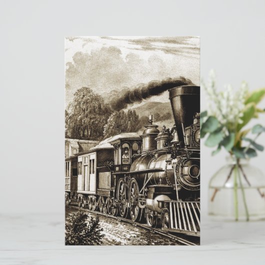 Steam engine locomotive history (Standing Front)