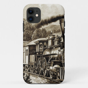 Steam engine locomotive history iPhone 11 case