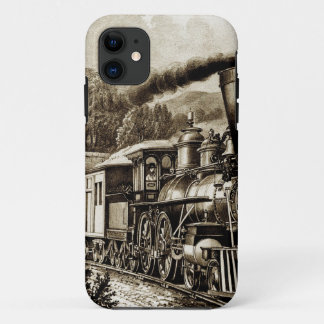 Steam engine locomotive history iPhone 11 case