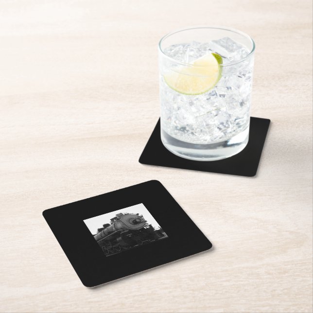 Steam Engine Paper Coasters (Insitu)