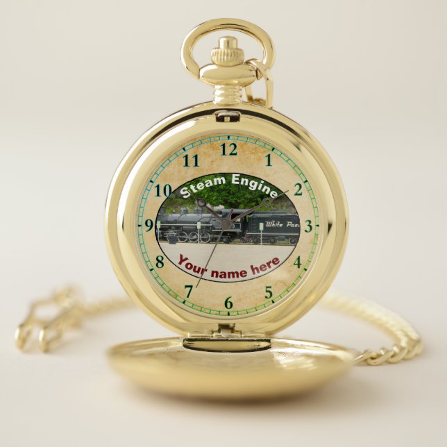 Steam Engine Pocket Watch (Inside)