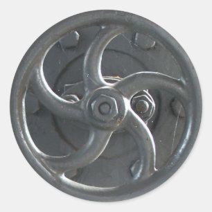 Steam Engine Pressure Adjustment Wheel Stickers