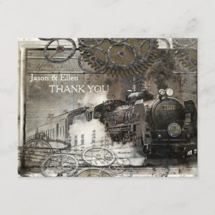 Steam Engine Steampunk Thank You