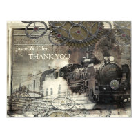 steampunk wedding invitations