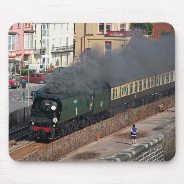 Steam Engine Tangmere 34067 Mouse Pad (Front)
