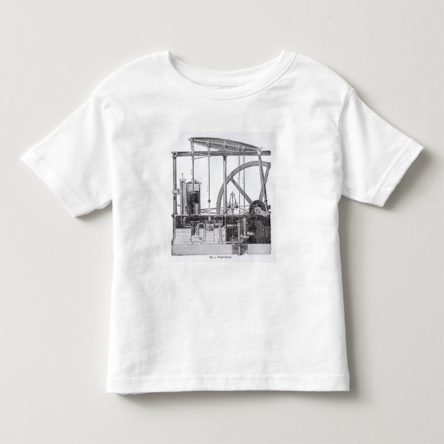Steam Engine Toddler T-shirt (Front)