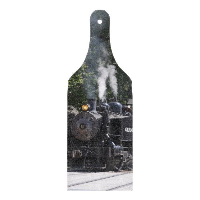 Steam Engine Train Cutting Board (Front)