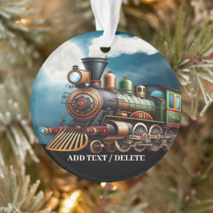 Steam Engine Train Ornament
