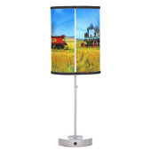 Steam Engine Train Railroad UP119 Table Lamp (Back)