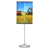 Steam Engine Train Railroad UP119 Table Lamp (Front)