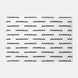 Steam Engine Train with Train Cars CUSTOM \COLOR Doormat