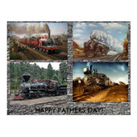 Steam Engines Fathers day card